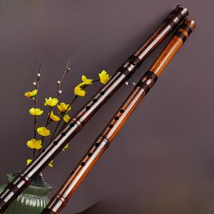 凌隐经典演奏紫竹一节孔法乐器漆工艺八孔正反手专业初学者F键箫