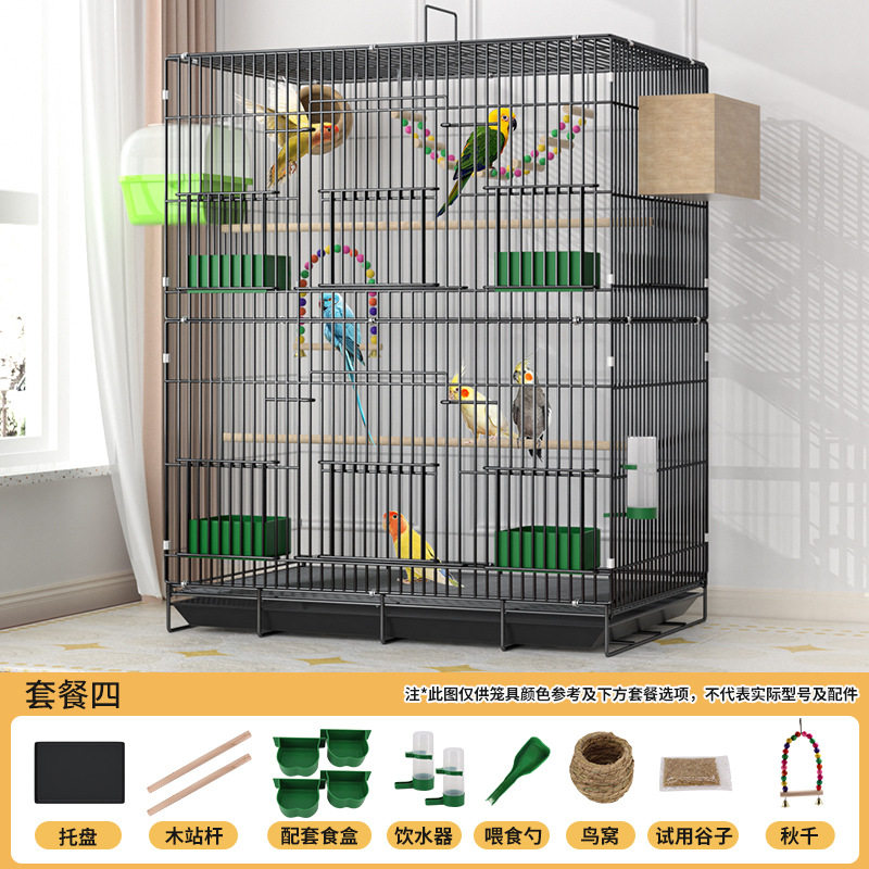 新款2层大号豪华鹦鹉鸟笼别墅