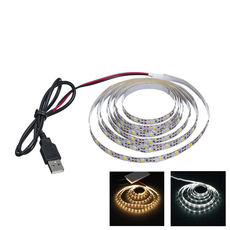 LED低压2835灯带套装rgb跑马灯条5v柔性软灯带厂家直销USB灯带
