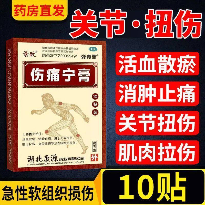 景致 伤痛宁膏10贴活血散瘀消肿止痛关节扭伤肌肉韧带拉伤膏药贴
