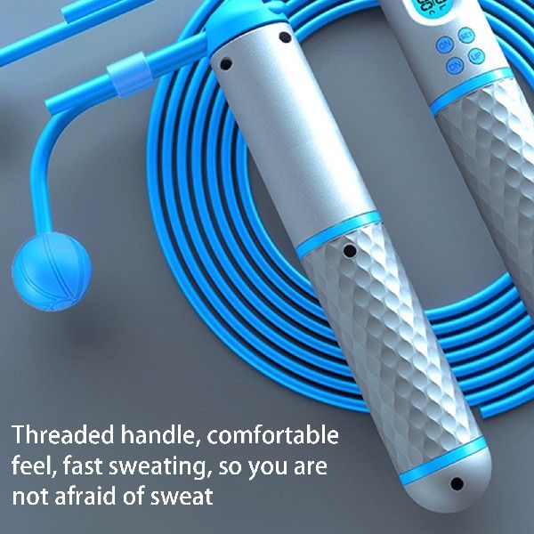Adjustable Electronic Skipping Rope Gym Fitness Cordless
