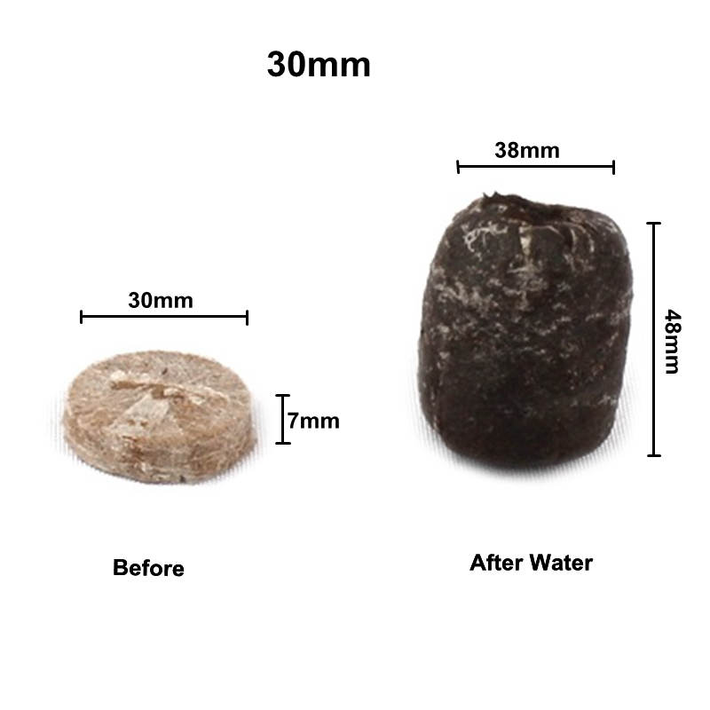 10pcs 25/30/38mm Nursery Block Peat Pellets Garden Planting