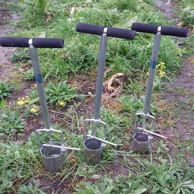 极速不锈钢取土钻螺旋取土器土壤取样采样器根钻地膜打孔移苗(包