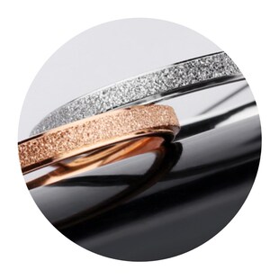 Taobao sell like hot cakes titanium steel rose gold plating