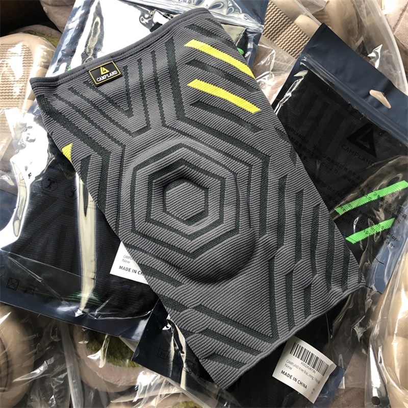 运动护膝单只装 户外登山徒步骑行膝盖半月板损伤保护套透气