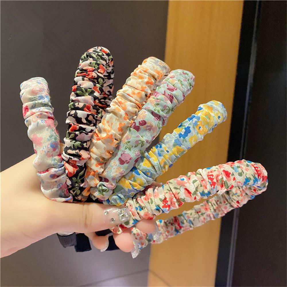 Korean Hairbands for Woman Hair Accessories Candy Color Plea