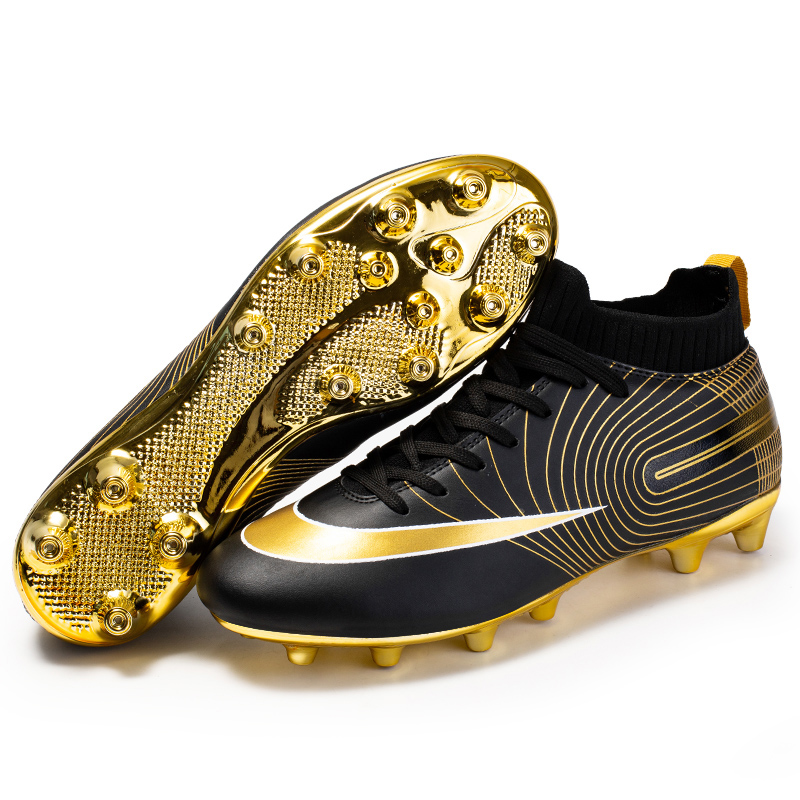 ALIUPS Professional Unisex Soccer Shoes Long Spikes TF Ankle