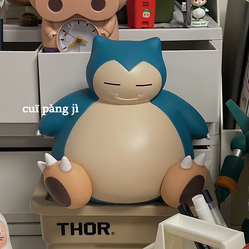 可爱卡比兽存钱罐神奇宝贝创意大容量防摔储蓄罐卡通摆件生日礼物