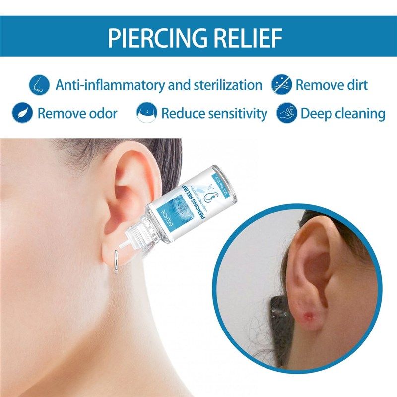 Ear Piercing Care Solution Safe Formula Cleanser