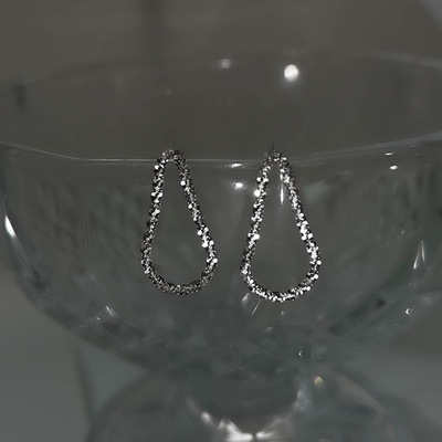 Super Fairy Gypsophila Tassels Earring Hollow Geometry