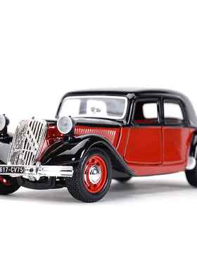 极速Bburago 124 1938 Ctroen 15 Cvta Classc Car Statc De Cas