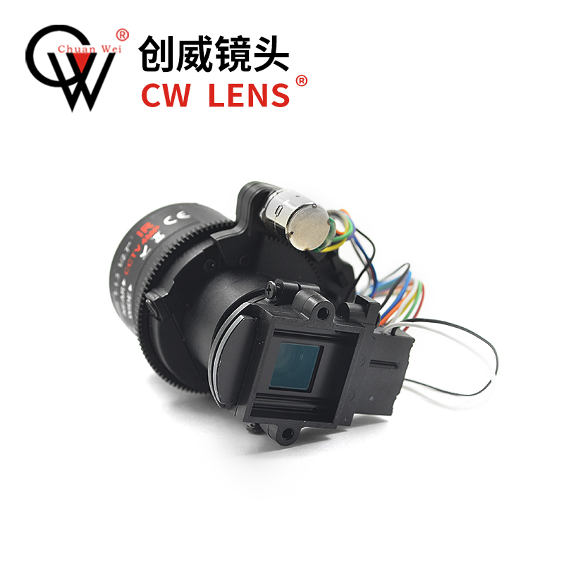 极速电动b变焦镜头2.7-13.5mm配套M14IR-CUT底座 步进马达 4K宇瞳