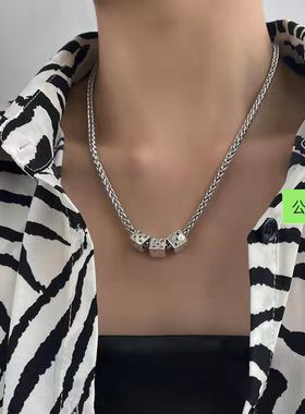 Hip Hop Personality Necklace Street Clavicle Chain Jewelry女