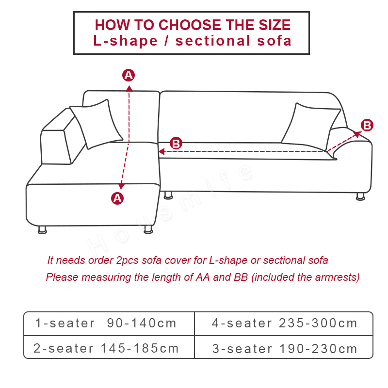 Plain Corner Sofa vers for Living Room Elastic Spandex Couch