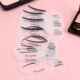Eyeliner Double Stencil 10PCS Fish Tail Wing Models