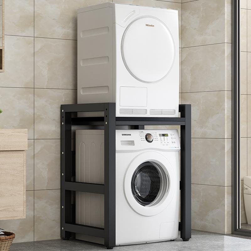 洗衣机置物架滚筒翻盖洗衣机上方架子阳台双层烘干机洗碗机叠