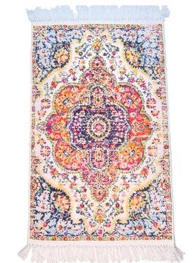 跨境便携式可折叠可水洗法兰绒礼拜毯祈祷垫朝拜毯prayer mat地毯