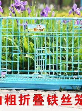 狗笼子中小型犬泰迪猫笼兔带厕所室狗笼内狗窝宠物用品加粗宠物笼