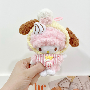 三丽鸥正版小羊piano包包挂件少女心可爱卡通毛绒公仔玩偶包挂饰