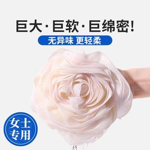 玫瑰浴花搓澡搓背起泡洗浴用品洗澡巾沐浴球 浴球大号加大紧实挂式