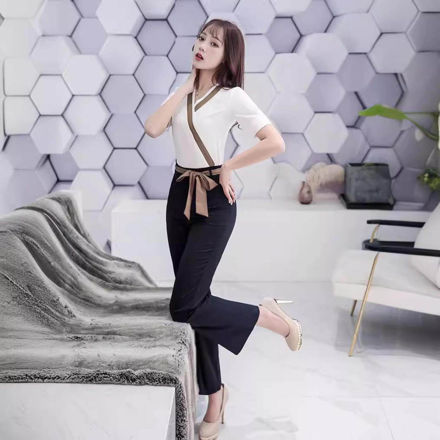 新款足浴足疗技师服气质套装酒店