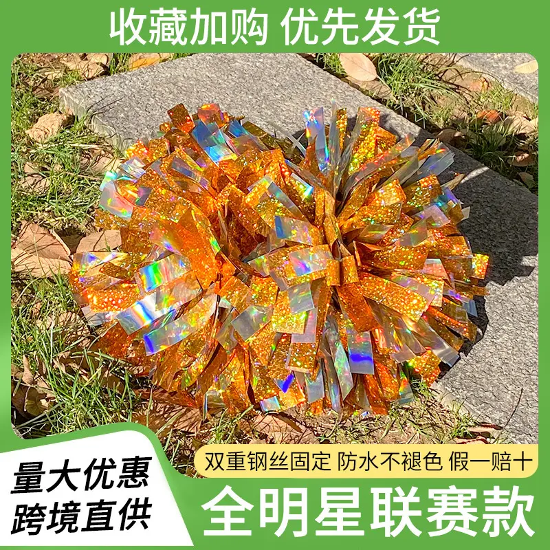 花球啦啦队手拿花花球拉拉队手花