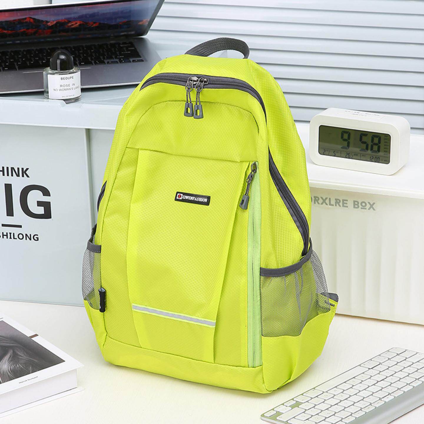 户外出行包儿童轻便背包小学生补习书包折叠登山包休闲旅游双肩包