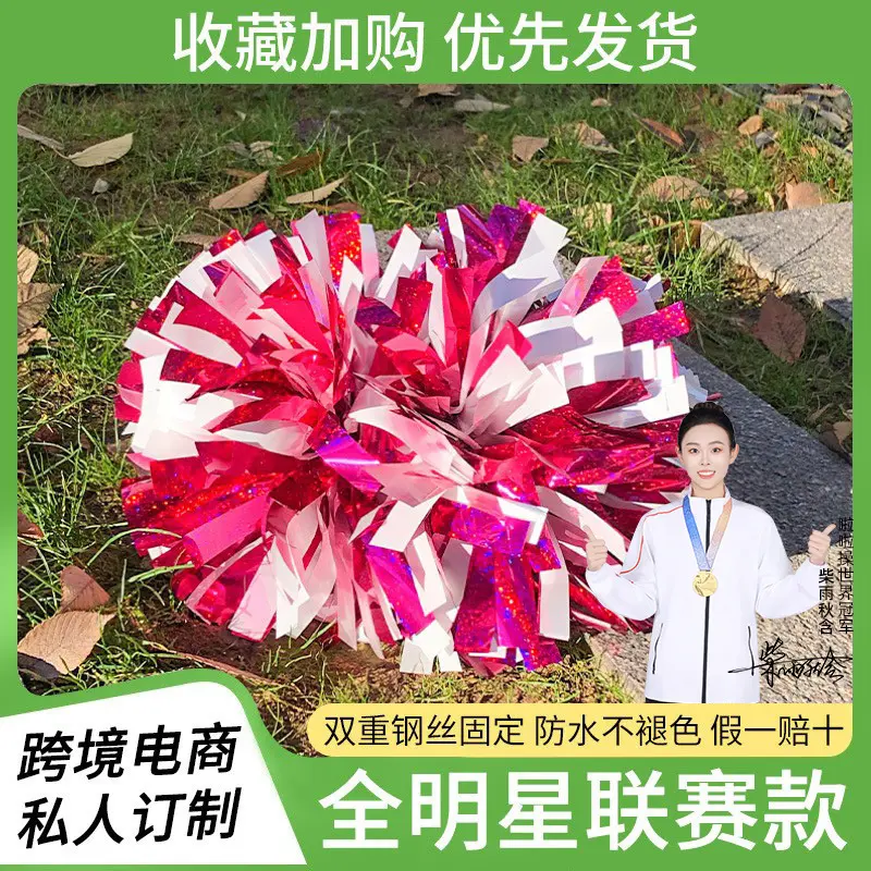 花球啦啦队手拿花花球拉拉队手花