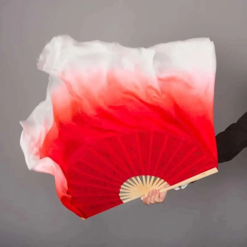 舞蹈扇子跳舞扇加长成人双面胶州