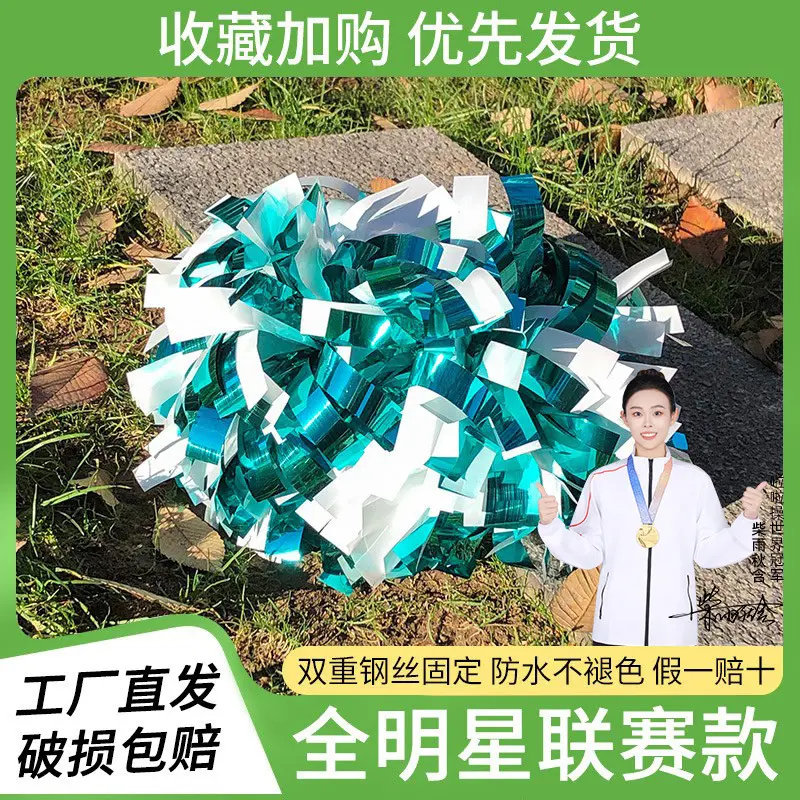 花球啦啦队手拿花花球拉拉队手花