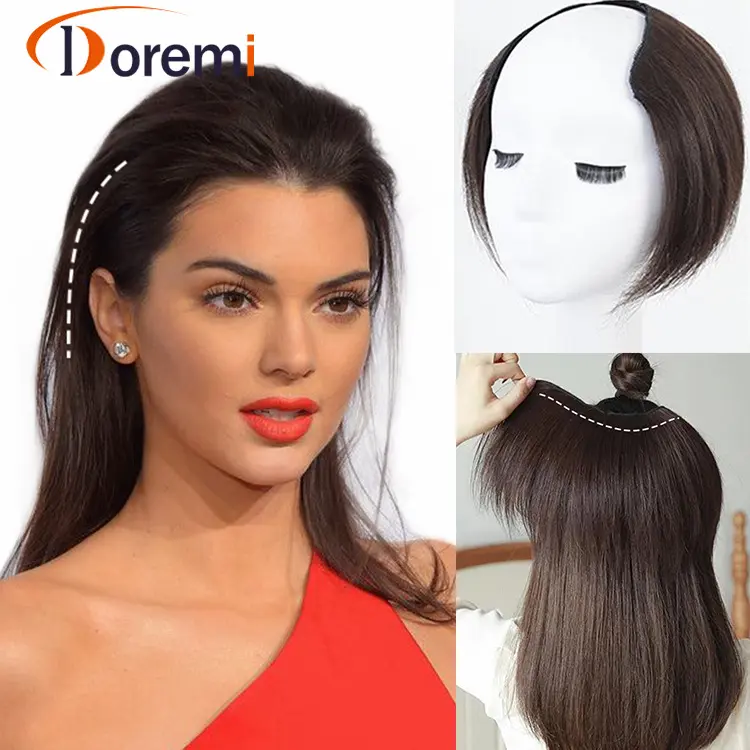 欧美假发片u型一片四卡式补发片