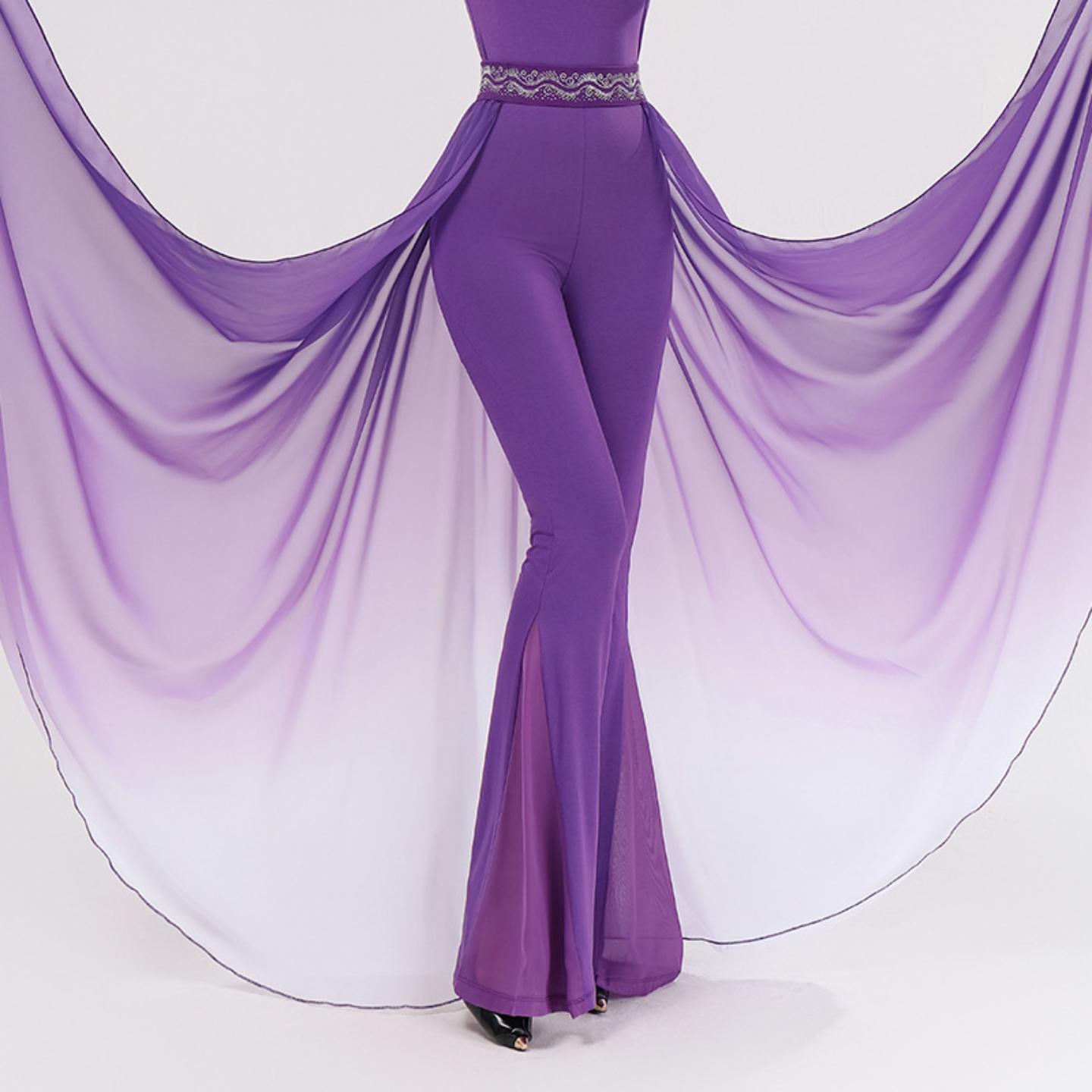 形体礼仪服腰封腰巾腰带训练服舞蹈服气质走秀腰纱女星辰步态飘纱