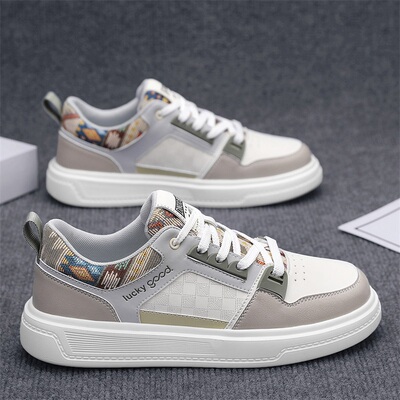轻奢潮牌男鞋2025秋季新款透气韩版潮流百搭运动休闲鞋男士小白鞋