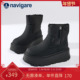 加绒保暖棉鞋 Navigare意大利小帆船雪地靴2025新款 秋冬季 厚底防滑