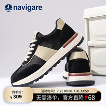 Navigare意大利小帆船男士休闲鞋2025春夏季新款爆款运动老爹鞋男