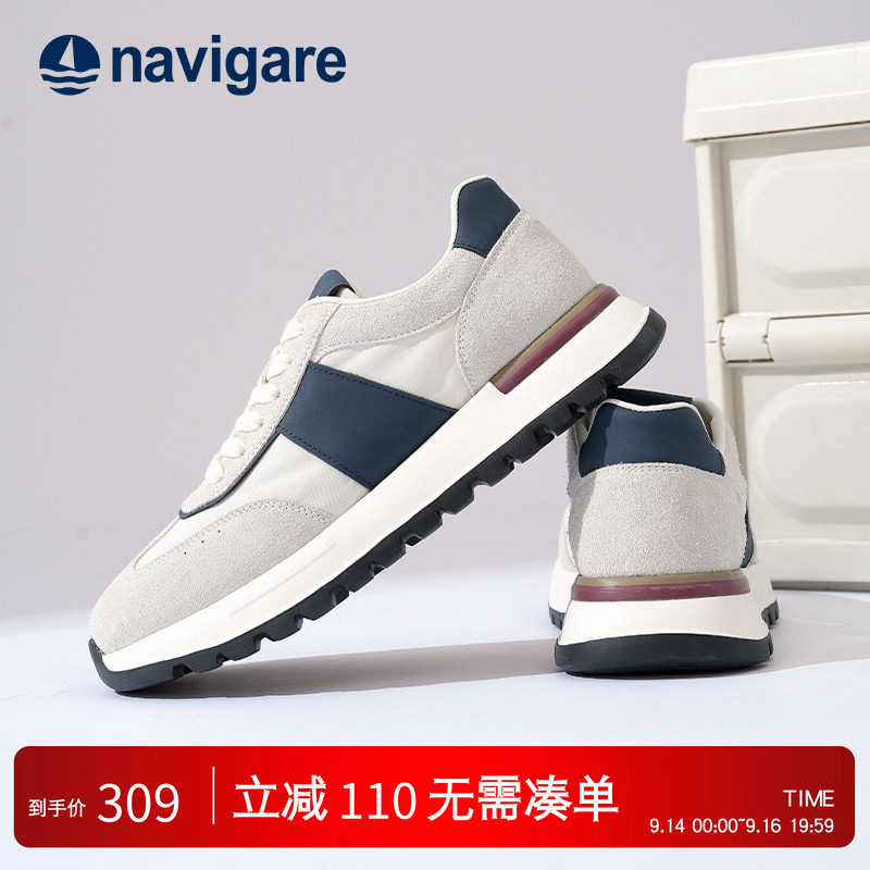 小帆船男鞋透气阿甘鞋运动老爹鞋图片