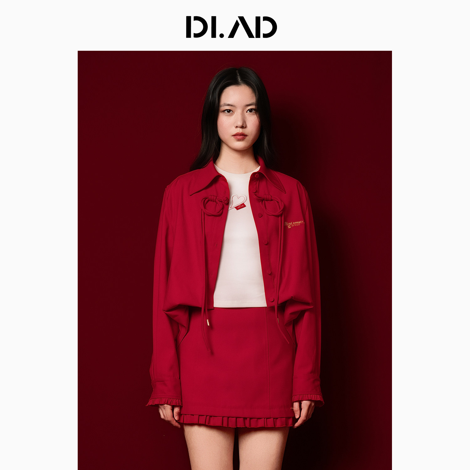 DI.AD2026新款胶囊系列中袖T恤时尚修身女士短袖