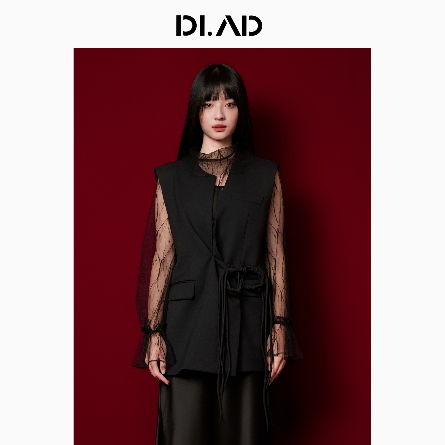 DI.AD2026新款胶囊系列西装版型时尚轻奢长马甲女