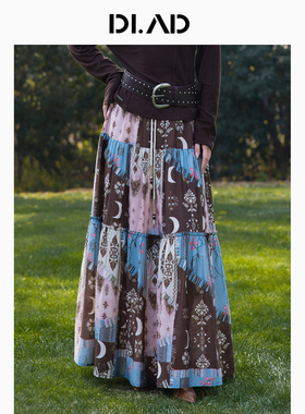 DI.AD游牧系列花色长半裙DA691942Q0