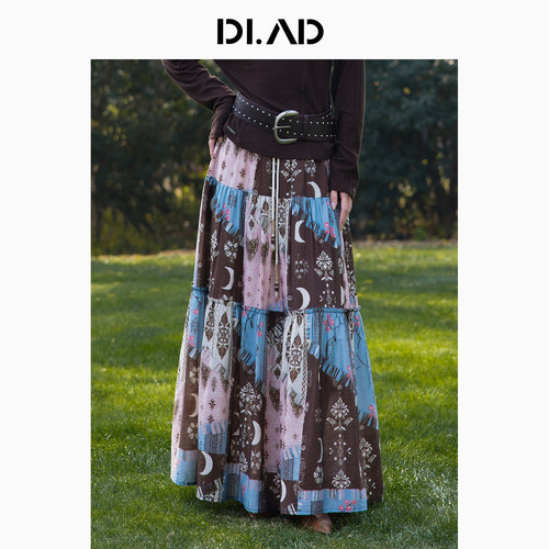 DI.AD游牧系列花色长半裙