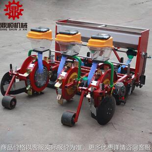 一垄三行玉米施肥铺膜滴灌喷药播种一体机花生豆类油葵膜上点播机