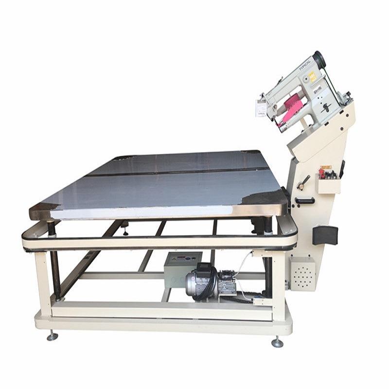 WB-2D床垫围边机四角升降配TYPICAL2603机头TapeEdgeMachine