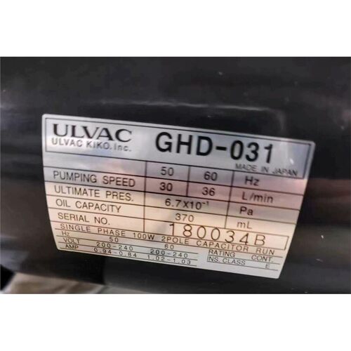 单相220V爱发科真空泵GHD