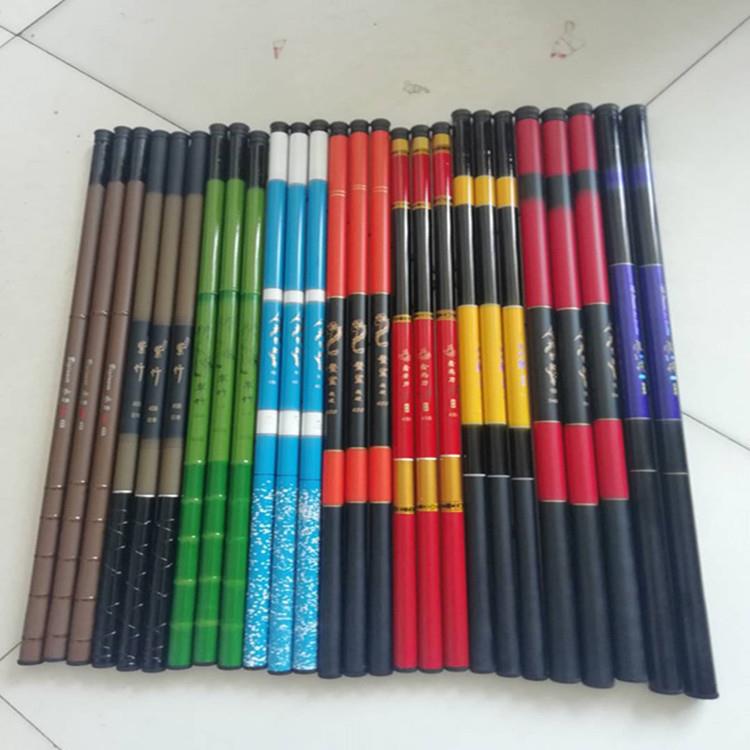 特价鱼竿超硬玻璃钢手竿短节溪流竿钓鱼竿手竿 渔具供应