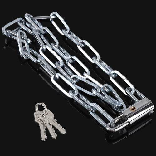 链条锁自行车锁加粗防剪链子锁仓库门防盗锁铁链锁家用锁具