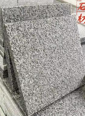 花岗岩芝麻灰火烧板芝麻白荔枝面芝麻黑黄锈石地铺石干挂异型麻石