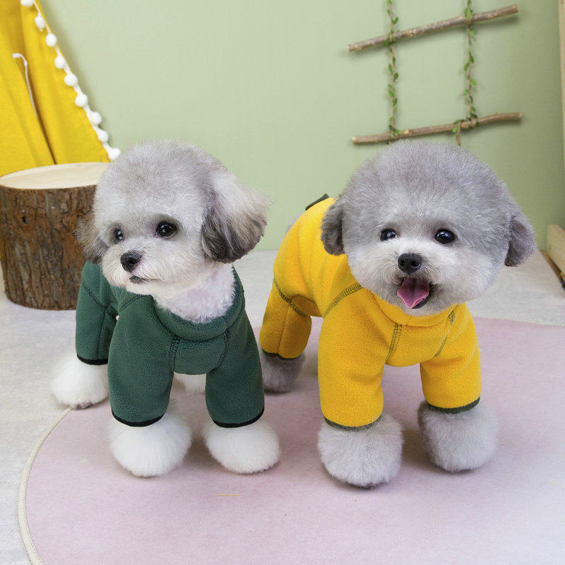 宠物衣服秋冬装狗狗衣服新款宠物服装冬季加绒25巴克狗四腿绒衣