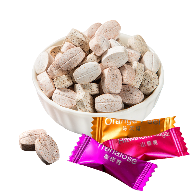 酸梅糖山楂糖可嚼商用招待糖果批发学生网红休闲儿童包装咸甜零食