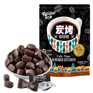 棵力果咖啡糖果犯困学生办公室随身携带网红上课打瞌睡小零食批发