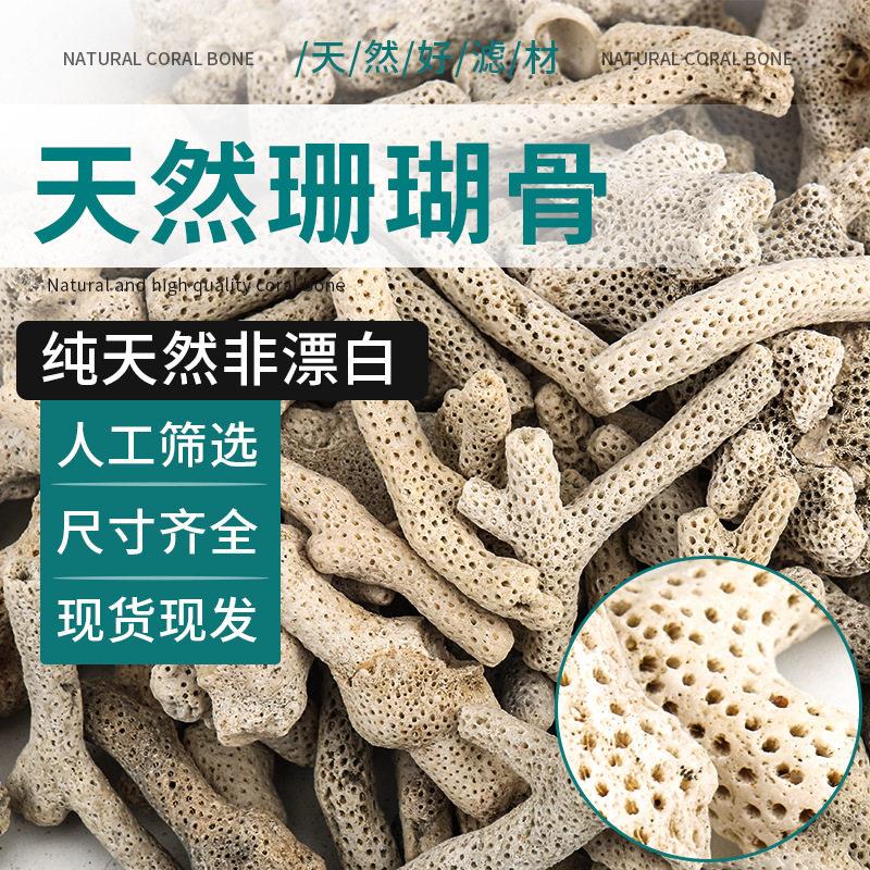 鱼缸过滤材料珊瑚骨陶瓷环火山石细菌屋滤材水族造景装饰底砂包邮